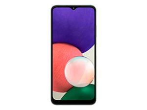 Samsung Galaxy A22 5G 128GB 6GB Ram GSM Factory Unlocked Smartphone International Version-No Warranty-Fast Car Charger Bundle (Mint)