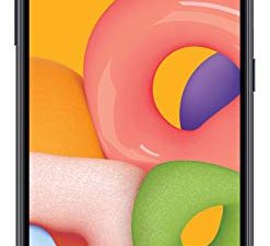 Simple Mobile Samsung Galaxy A01 4G LTE Prepaid Smartphone - Black - 16GB - Sim Card Included - GSM