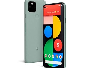 Unlocked Google Pixel 5 128GB Sorta Sage GA01986-US (Renewed)