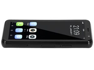 8MP and 13MP 4G Mini Mobile Phone Face Fingerprint Dual Card Unlock Student Dual Standby Compact Mini Smartphone (Black)