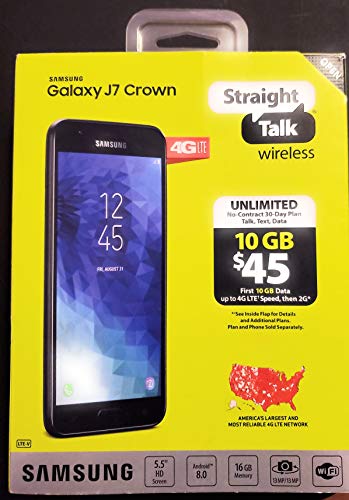 Straight Talk Samsung Galaxy J7 Crown Prepaid Smartphone Straight Talk Samsung Galaxy J7 Crown Prepaid Smartphone