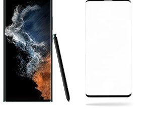 SETPOT Samsung Galaxy S22 Ultra 5G Smartphone Protective Bundle Tempered Glass HD Screen Protector| Factory Unlocked Android International Version