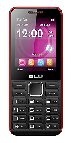 BLU Tank II T193 Unlocked GSM Dual-SIM Cell Phone w/Camera and 1900 mAh Big Battery - Unlocked Cell Phones - Retail Packaging (Red) BLU Tank II T193 Unlocked GSM Dual-SIM Cell Phone w/Camera and 1900 mAh Big Battery - Unlocked Cell Phones - Retail Packaging (Red)
