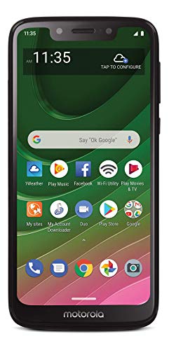 Tracfone Motorola Moto G7 Optimo 4G LTE Prepaid Smartphone (Locked) - Black - 32GB - SIM Card Included - CDMA Tracfone Motorola Moto G7 Optimo 4G LTE Prepaid Smartphone (Locked) - Black - 32GB - SIM Card Included - CDMA