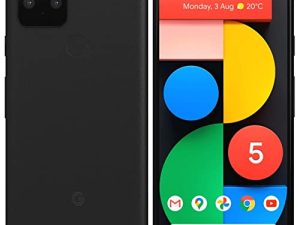 Unlocked Google Pixel 5 128GB Just Black GA01316-US (Renewed)