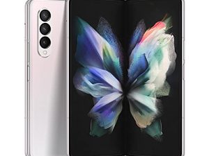 SAMSUNG Galaxy Z Fold 3 5G AT&T 256GB Phantom Silver (Renewed)