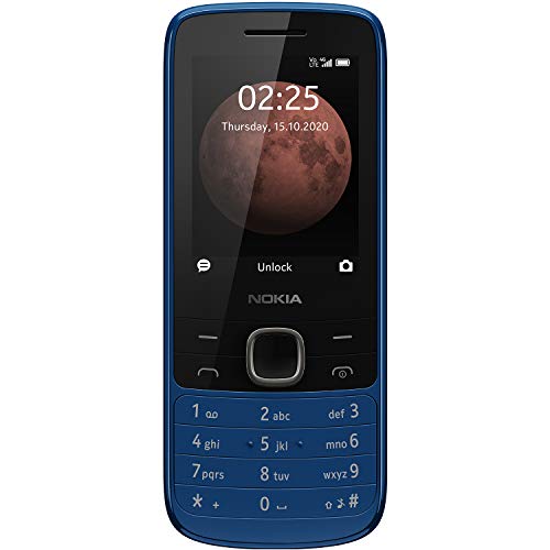 Nokia 225 | GSM Unlocked Mobile Phone | 4G | Blue Nokia 225 | GSM Unlocked Mobile Phone | 4G | Blue