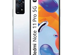 Xiaomi Redmi Note 11 Pro 5G + 4G Global Version 128GB + 8GB Unlocked 6.67" 108MP Camera Night Mode (Not Verizon Sprint Boost Cricket Metro At&T) + Extra (w/Fast Car Charger Bundle) (Polar White)