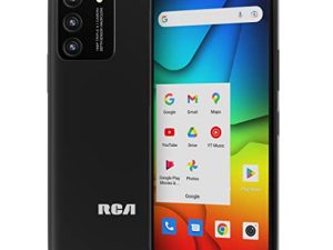RCA Reno Max | 6.5” HD+ Brightness Boost Display | 64GB + 4GB RAM | 4G LTE Unlocked Smartphone | Android 12 | Octa Core Processor | 16MP Triple Camera | 4000 mAh Battery | Black | T-Mobile