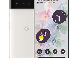 Google Pixel 6 Pro - 5G 6.71" AMOLED - Unlocked Smartphone with Advanced Pixel Camera and Telephoto Lens - 128GB - Cloudy White (Renewed)