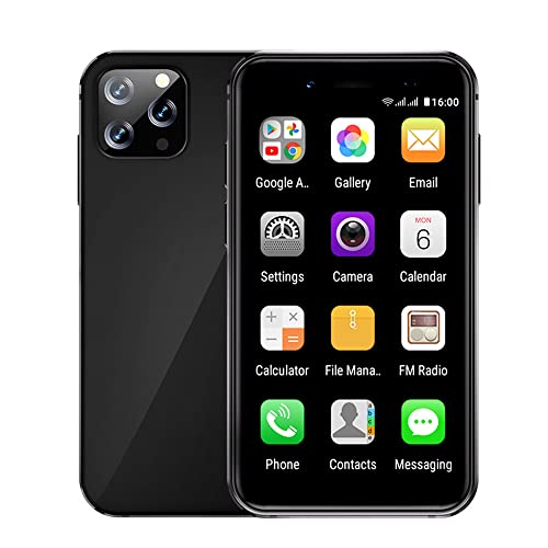 Hipipooo Super Small Mini Smartphone 3G Dual SIM Tiny Mobile Phone 2GB RAM 32GB ROM 5.0MP Quad Core Dual Standby Unlocked Small Phones Kids Phone Pocket 3.0 Inch Android Child Mini Cellphone (Black) Hipipooo Super Small Mini Smartphone 3G Dual SIM Tiny Mobile Phone 2GB RAM 32GB ROM 5.0MP Quad Core Dual Standby Unlocked Small Phones Kids Phone Pocket 3.0 Inch Android Child Mini Cellphone (Black)