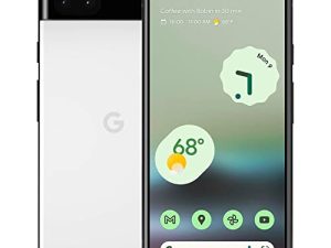 Google Pixel 6a - 5G Android Phone - Unlocked Smartphone with 12 Megapixel Camera and 24-Hour Battery - Chalk (Renewed)
