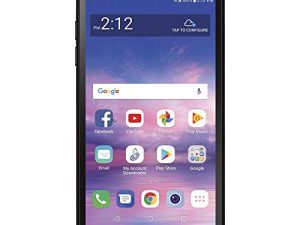 Simple Mobile LG Rebel 4 4G LTE Prepaid Smartphone (Locked) - Black - 16GB - Sim Card Included - GSM
