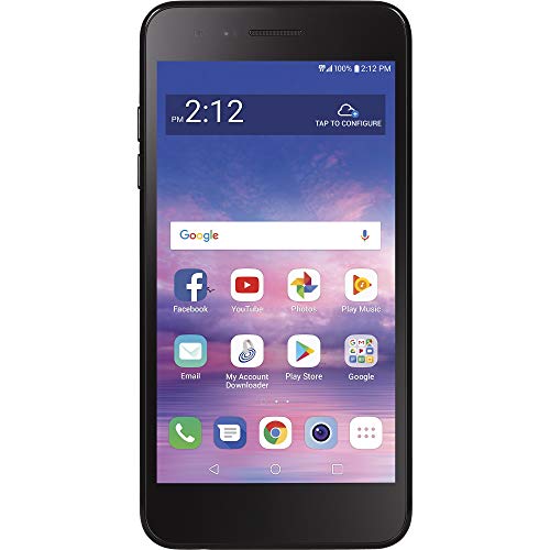 Simple Mobile LG Rebel 4 4G LTE Prepaid Smartphone (Locked) - Black - 16GB - Sim Card Included - GSM Simple Mobile LG Rebel 4 4G LTE Prepaid Smartphone (Locked) - Black - 16GB - Sim Card Included - GSM