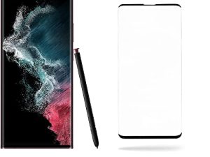 SETPOT Samsung Galaxy S22 Ultra 5G Smartphone Protective Bundle Tempered Glass HD Screen Protector| Factory Unlocked Android International Version