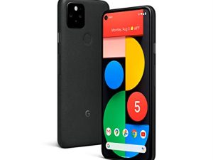 Google Pixel 5 - 5G Android Phone - Water Resistant - Unlocked Smartphone with Night Sight and Ultrawide Lens - Just Black