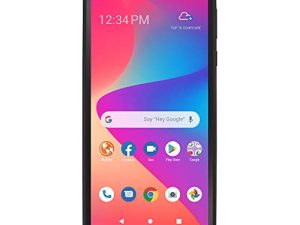TracFone Blu View 2 4G LTE Prepaid Smartphone (Locked) - Black - 32GB - Sim Card Included - CDMA