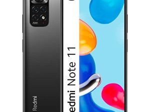 Xiaomi Redmi Note 11 4G Volte 128GB + 4GB Factory Unlocked 6.43" Quad Camera 50MP Night Mode (NOT Verizon Sprint Boost Cricket At&t) (w/Fast Car Charger Bundle) (Graphite Gray)