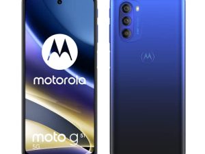 Motorola Moto G51 5G Dual-SIM 64GB ROM + 4GB RAM (GSM Only | No CDMA) Factory Unlocked 5G Smart Phone (Indigo Blue) - International Version