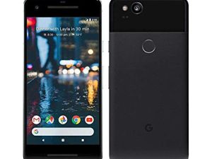 Google GA00139-US Pixel 2 64GB Just Black Verizon Wireless Smartphone (Renewed)
