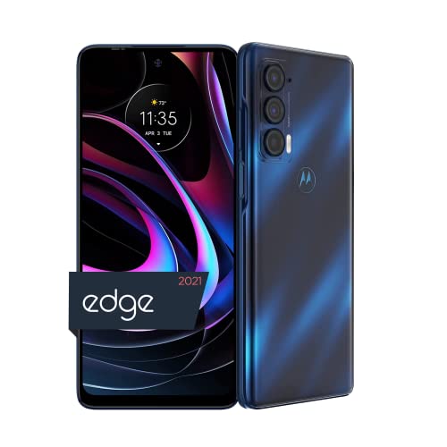 Motorola Edge | 2021 | 2-Day battery | Unlocked | Made for US by Motorola | 8/256GB | 108MP Camera | Nebula Blue Motorola Edge | 2021 | 2-Day battery | Unlocked | Made for US by Motorola | 8/256GB | 108MP Camera | Nebula Blue