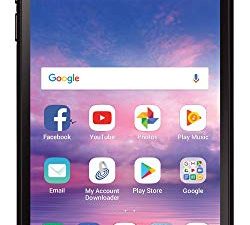 Net10 Carrier-Locked LG Rebel 4 4G LTE Prepaid Smartphone - Black - 16GB - Sim Card Included - CDMA