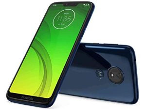 Motorola Moto G7 Power 32GB+3GB RAM XT1955-2 LTE Factory Unlocked GSM 5000mAh Battery Smartphone (International Version) (Marine Blue) (Renewed)
