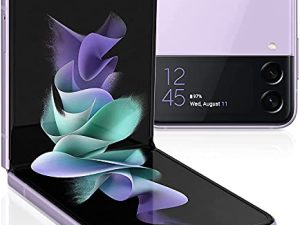 Samsung Galaxy Z Flip 3 5G T-Mobile Locked Android Cell Phone US Version Smartphone Flex Mode Intuitive Camera Compact 128GB Storage US Warranty (Renewed) (Lavender)