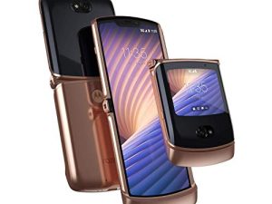 Motorola Razr 5G | Unlocked| Made for US by Motorola | 8/256GB | 48MP Camera | 2020 | Blush Gold