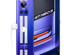 realme GT Neo 3 80W Dual-SIM 256GB ROM + 8GB RAM (GSM Only | No CDMA) Factory Unlocked 5G Smartphone (Nitro Blue) - International Version
