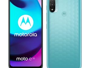 Motorola Moto e20 Dual-SIM 32GB ROM + 2GB RAM (GSM Only | No CDMA) Factory Unlocked 4G/LTE Smartphone (Coastal Blue) - International Version