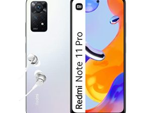 Xiaomi Redmi Note 11 Pro 4G Volte 128GB + 6GB Factory Unlocked 6.67" 108MP Camera Night Mode (Not Verizon Sprint Boost Cricket Metro At&T) + (w/Fast Car Charger Bundle) (Polar White)