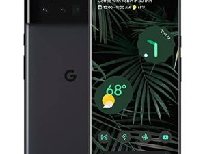 Google Pixel 6 Pro - 5G Android Phone - Unlocked Smartphone with Advanced Pixel Camera and Telephoto Lens - 128GB - Stormy Black (Renewed)