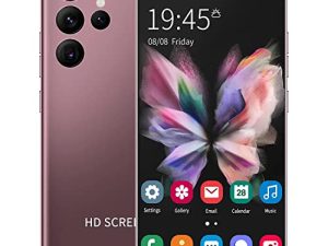 LANSXXY Smartphone Unlocked Cell Phones S22 Ultra 6.7in HD Waterdrop Screen 2GB/16GB Android 10 Straight Talk Phone 6800mAh 128GB Extension Dual Sim Boost Mobile Phones Telefonos(Rose Gold)