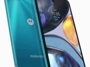 Motorola Moto G22 4G LTE 128GB + 4GB GSM Unlocked 50MP Quad Cam International Version 50MP XT2231-1 (No US Warranty) (Not Verizon Sprint Boost At&t Cricket) (w/Fast Car Charger Bundle) (Blue)