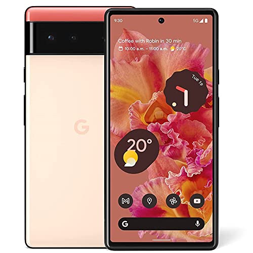 Google Pixel 6 – 5G Android Phone - Unlocked - 128GB - Kinda Coral (Renewed) Google Pixel 6 – 5G Android Phone - Unlocked - 128GB - Kinda Coral (Renewed)