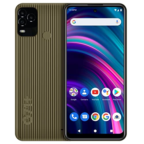 BLU G71+ | 2022 | 3-Day Battery | Unlocked| 6.5” HD+ Display | US Version | US Warranty| 128/4GB | Bronze BLU G71+ | 2022 | 3-Day Battery | Unlocked| 6.5” HD+ Display | US Version | US Warranty| 128/4GB | Bronze