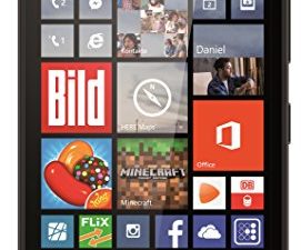 Microsoft Lumia 640 XL 8GB Quad-Core Windows 8.1 Single Sim Smartphone (GSM Unlocked) - Black