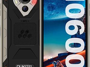 Rugged Smartphone Unlocked Cell Phone 10600mAh Battery 128GB+8GB Android 11 6.39'' Screen 20MP Night Vision Camera Dual SIM Phones IP68 Waterproof Mobile OTG NFC OUKITEL WP16